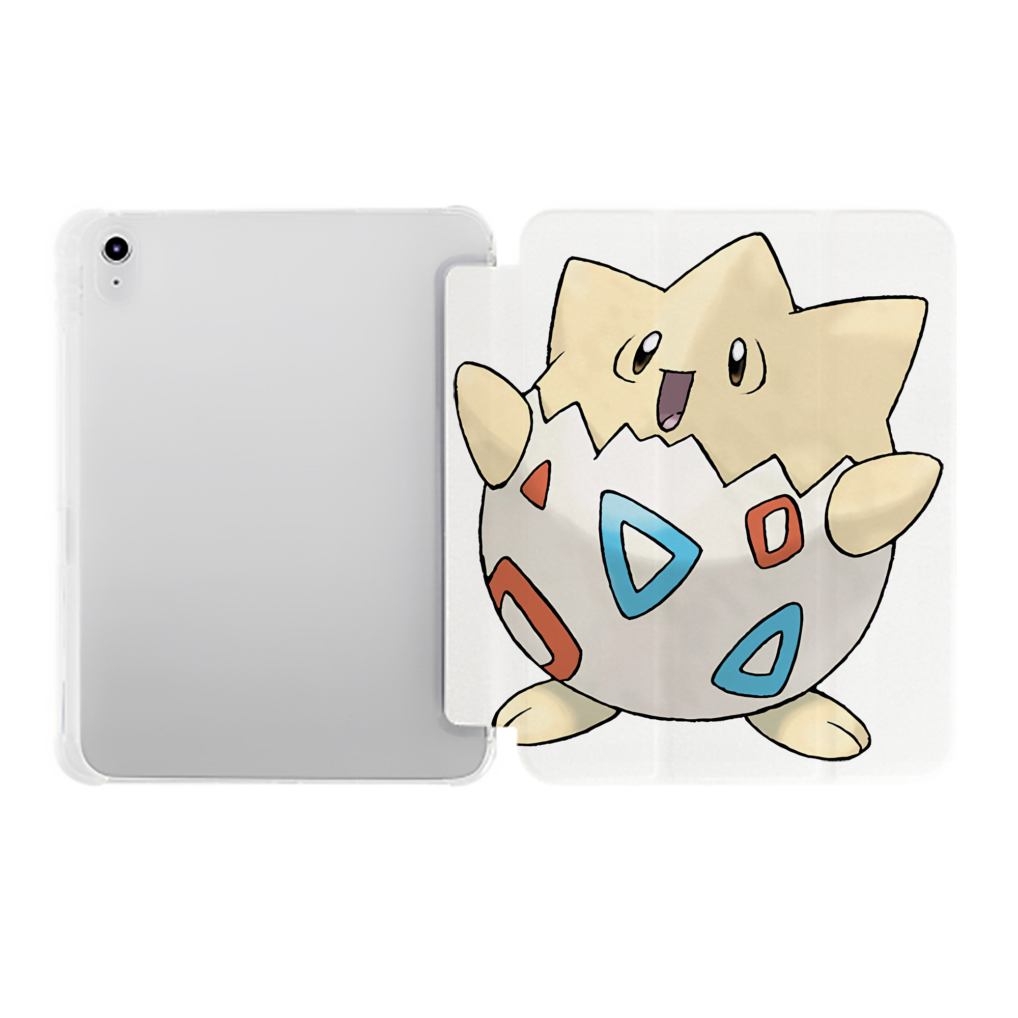 （画像用） ポケットモンスター Pokémon IPad ケース ペン収納付き 三つ折りスタンド PUレザー×シリコン 対応機種9.5/10.5/10.9インチ